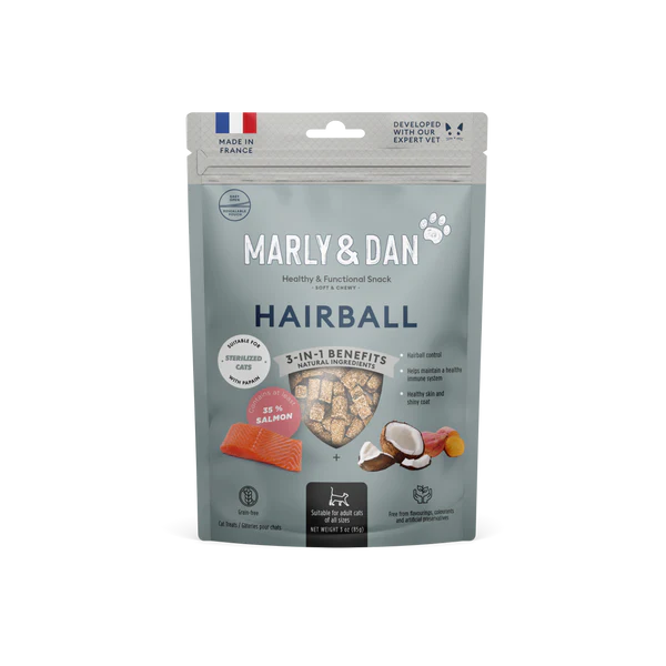 Marly & Dan cat treats - Hairball, 40g