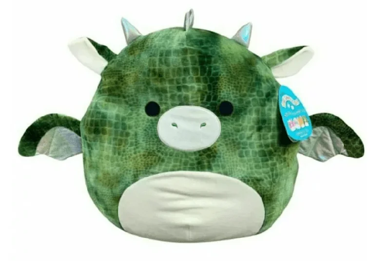 Squishmallows Duke the Green Dragon 10 in