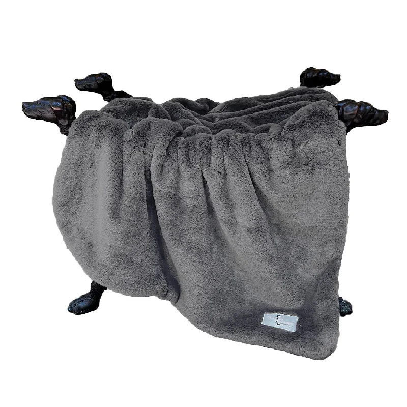 Big Baby Dog Blanket Pewter