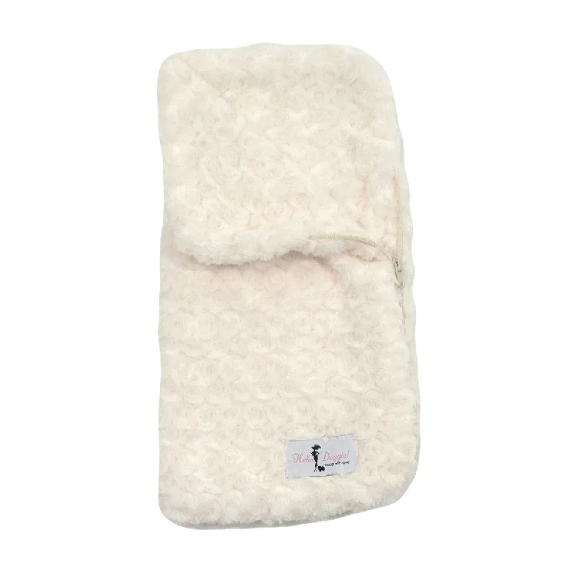 Snuggle Pup Dog Blanket Sleeping Bag Rosebud Cream