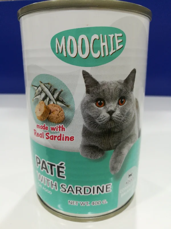 Moochie Cat Food Pate With Sardine 400g