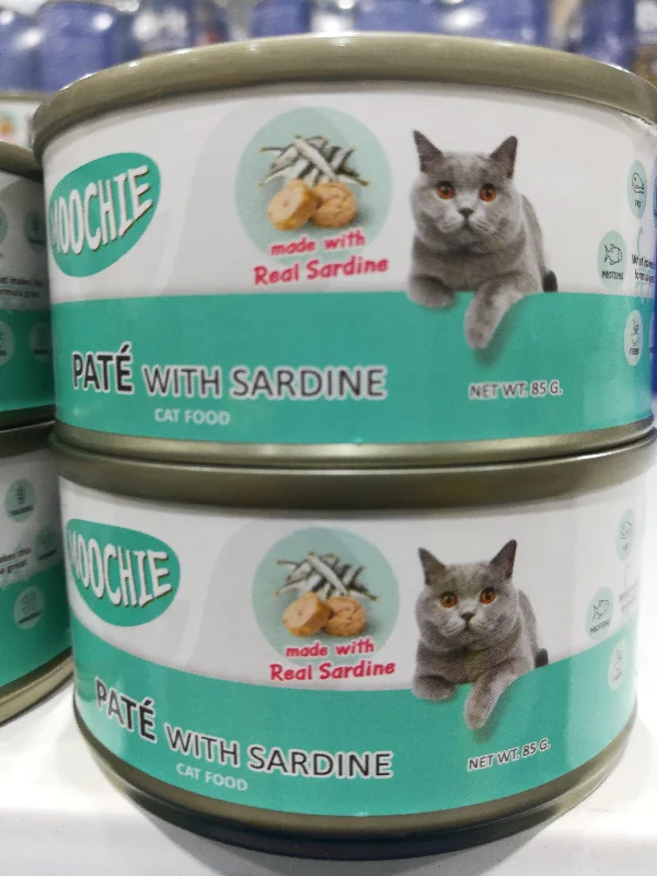 Moochie Cat Food Pate With Sardine 85g