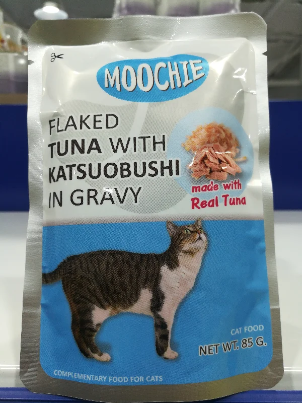 Moochie Cat Food Tuna With Katsuobushi 85gX12pcs