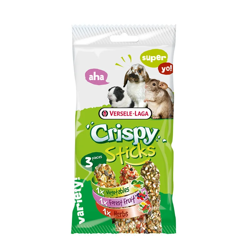 Crispy Sticks Triple Variety Pack for Herbivores