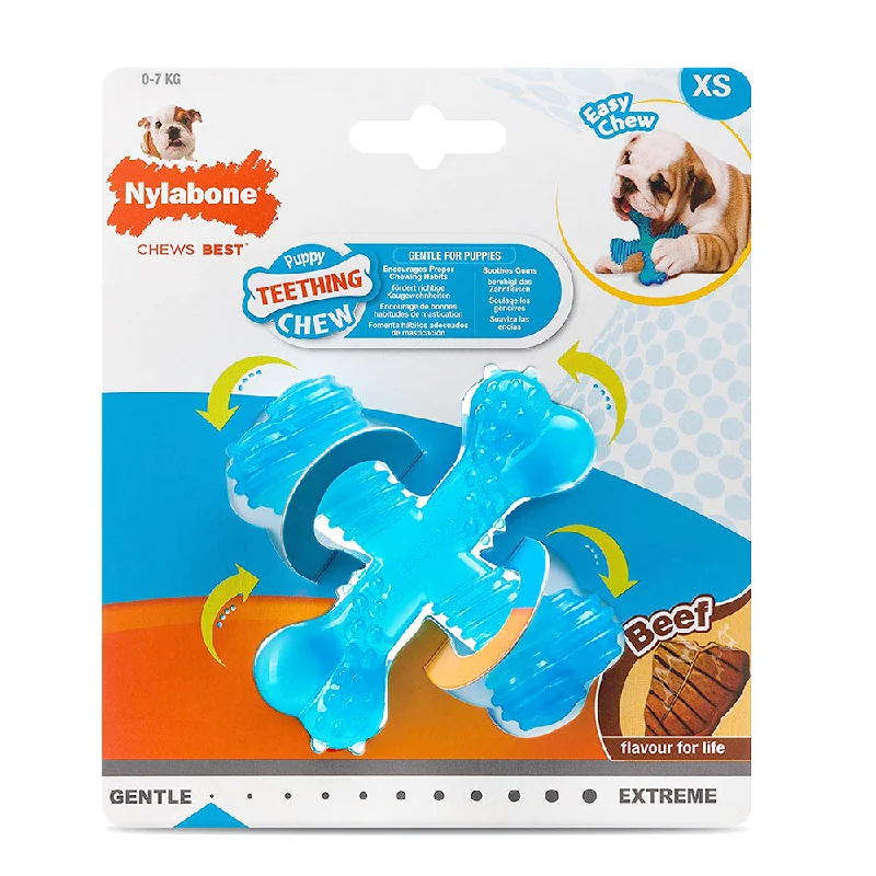 Nylabone Puppy Teething Chew X Bone - XS