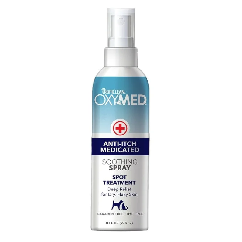 Tropiclean Oxymed - Anti-Itch Spray for Dogs & Cats